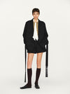 INTO THE EAST 25 Autumn/Winter Dark Jacquard Tassel Lace-Up Jacket/Vest/Shorts ITE-E1DGAW029BL20PT-HEI Shorts (E1DGAW027BL20JK)